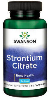 Swanson Strontium Citrate Kapseln (60 Stk.)