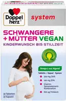 DOPPELHERZ Schwangere+M&uuml;tter vegan syst.Kombipack. 60 St