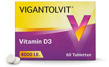 Wick Vigantolvit Vitamin D3 4.000 I.E. Tabletten (60 Stk.)
