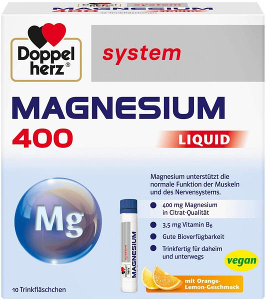 Doppelherz system Magnesium 400 Liquid Trinkampulle (10 Stk.)