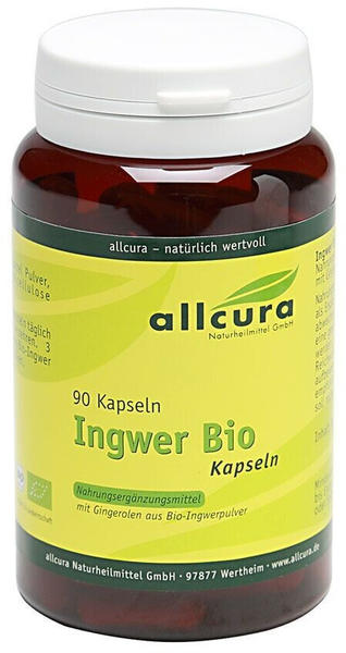Allcura Ingwer Bio Kapseln (90 Stk.)
