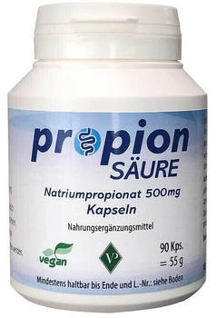Velag Pharma Propionsäure 500 mg vegan Kapseln (90 Stk.)