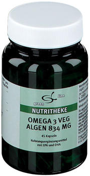 11 A Nutritheke Omega-3 Vegan Algen 834mg Kapseln (45 Stk.)