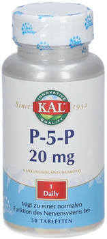 U.G.A. Nutraceutical P-5-P 20mg Pyridoxal-5-phosphat Tabletten (50 Stk.)