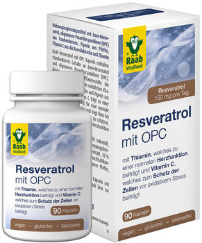Raab Vitalfood Resveratrol mit OPC Kapseln (90 Stk.)