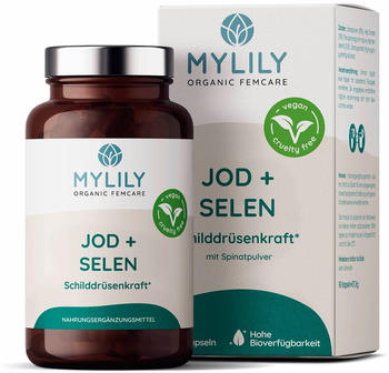 MYLILY Schilddrüsenkraft Jod + Selen Kapseln (90 Stk.)