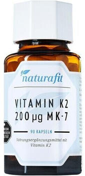 Naturafit Vitamin K2 200 ug Mk-7 Kapseln (90 Stk.)