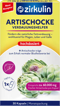 Zirkulin Artischocke Verdauungshelfer hochdosiert Kapseln (30 Stk.)