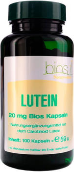 Bios Naturprodukte Lutein 20 Mg Bios Kapseln (100 Stk.)