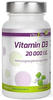 Vita2You Vitamin D3 20.000 IE (IU) - 120 Kapseln - Premium Qualität