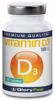 GloryFeel Vitamin D3 1000 I.E. Tabletten (400 Stk.)