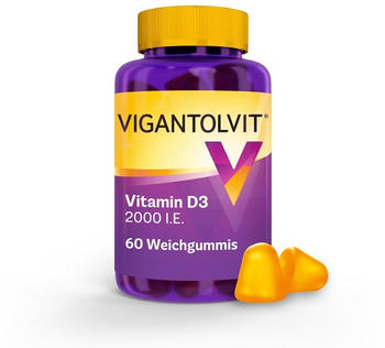 Wick Vigantolvit 2000 I.E. Vitamin D3 Weichgummies (60 Stk.)