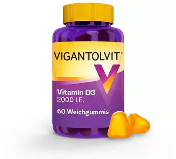 Wick Vigantolvit 2000 I.E. Vitamin D3 Weichgummies (60 Stk.)