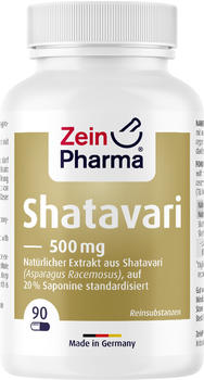 ZeinPharma Shatavari Extrakt 500mg Kapseln (90 Stk.)