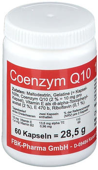 FBK-Pharma Coenzym Q10 10mg Kapseln (60 Stk.)