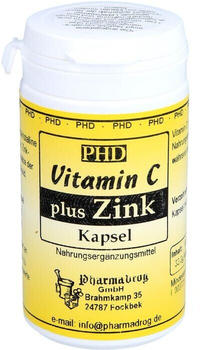 Pharmadrog Vitamin C plus Zink Kapseln (60 Stk.)