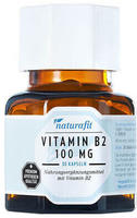 Naturafit Vitamin B2 100 mg Kapseln 30 St