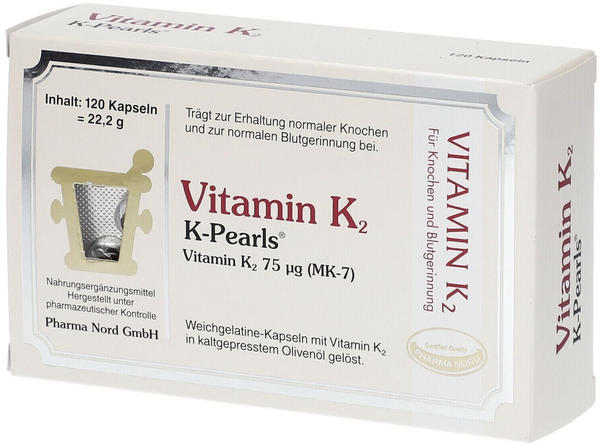 Pharma Nord Vitamin K2 K-Pearls Weichkapseln (120 Stk.)