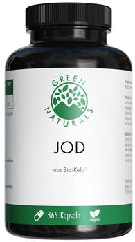 Heilpflanzenwohl Green Naturals Jod aus Bio-Kelp 200 µg Kapseln (365 Stk.)