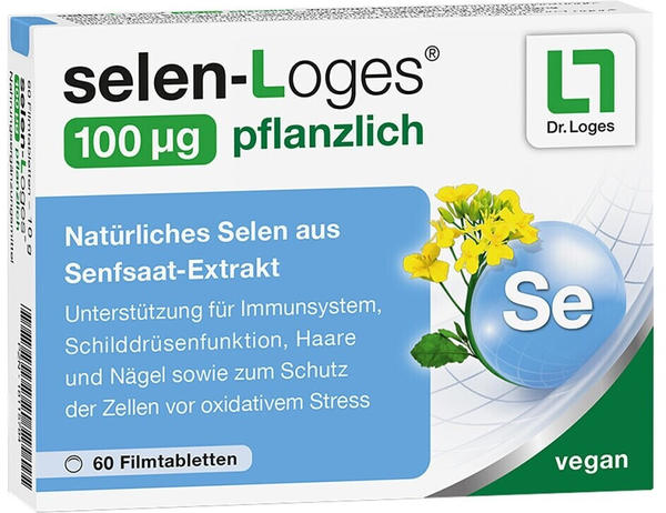Dr. Loges selen-Loges 100µg pflanzlich Filmtabletten (60 Stk.)
