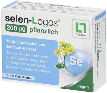 Dr. Loges selen-Loges 200µg pflanzlich Filmtabletten (120 Stk.)