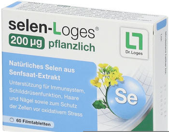 Dr. Loges selen-Loges 200µg pflanzlich Filmtabletten (60 Stk.)