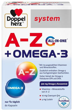 Queisser Doppelherz System A-Z + Omega-3 All-In-One Kapseln (60 Stk.)