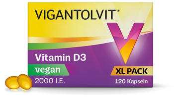 Wick Vigantolvit 2000 I.E. Vitamin D3 vegan Weichkapseln (120 Stk.)