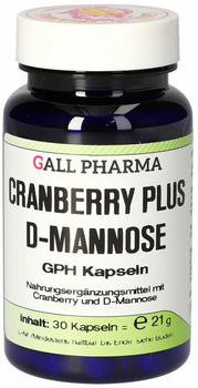 Hecht Pharma Cranberry + D-Mannose GPH Kapseln (30 Stk.)