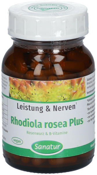 Sanatur Rhodiola Rosea Plus B-Vitamine Kapseln (180Stk.)