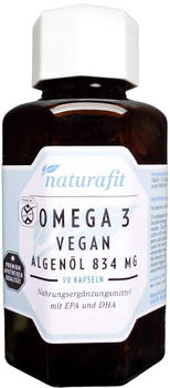 Naturafit Omega-3 vegan Algenöl 834mg Kapseln (90 Stk.)