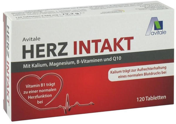 Avitale Herz Intakt mit Kalium+Magnesium+B-Vitamine Tabletten (180 Stk.)