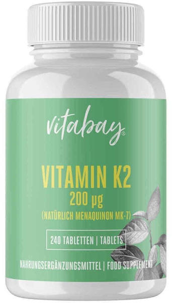 Vitabay Vitamin K2 200 µg MK-7 Tabletten (240 Stk.)