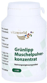 Vita World GmbH Grünlippmuschel Pulverkonzentrat Kapseln (150 Stk.)