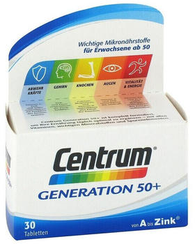 Hecht Pharma Centrum Generation 50+ A - Zink Tabletten (30 Stk.)