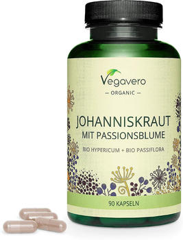 Vegavero Johanniskraut mit Passionsblume Kapseln (90 Stk.)