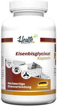 Zec+ Nutrition Health+ Eisenbisglycinat Kapseln (120 Stk.)