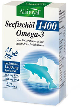 Alsitan Alsiroyal Seefischöl 1400 Omega-3 Kapseln (30 Stk.)