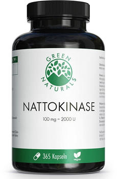 Heilpflanzenwohl Green Naturals Nattokinase 100 mg Kapseln (365 Stk.)