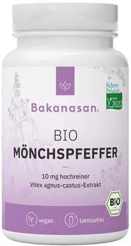 Roha Bakanasan Bio M&ouml;nchspfeffer Kapseln (60 Stk.)