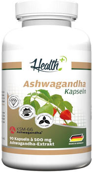 Zec+ Nutrition Health+ Ashwagandha Kapseln (90 Stk.)