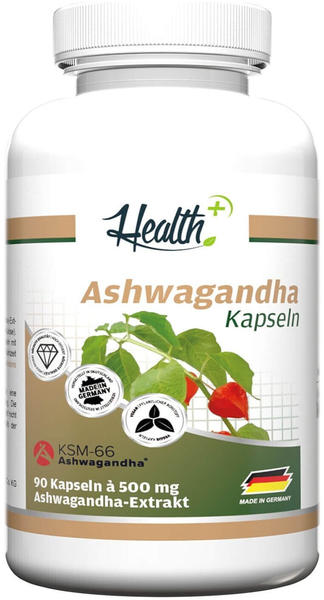 Zec+ Nutrition Health+ Ashwagandha Kapseln (90 Stk.)