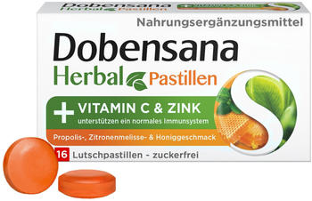 Scholl Herbal Propolis-, Zitronenmelisse- & Honiggeschmack Lutschpastillen (16 Stk.)