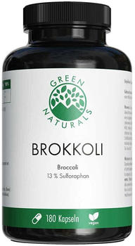 Heilpflanzenwohl Green Naturals Brokkoli + 13 Sulforaphan Kapseln (180 Stk.)