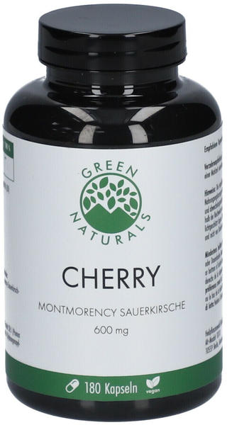 Heilpflanzenwohl Cherry Montmorency Sauerkirsche 600mg Kapseln (180 Stk.)
