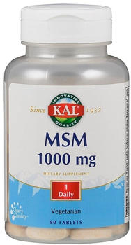 Supplementa MSM 100mg Tabletten (80 Stk.)