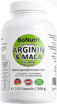 BoNutri Maca 3600 mg & Arginin 3000 mg Kapseln (150Stk.)