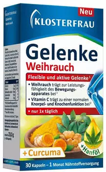 Klosterfrau Gelenke Weihrauch Weichkapseln (30 Stk.)