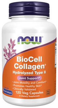 Now Foods BioCell Collagen Hydrolyzed Type II Kapseln (120 Stk.)