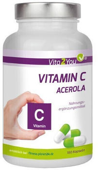 Vita2You Vitamin C Acerola Kapseln (180 Stk.)